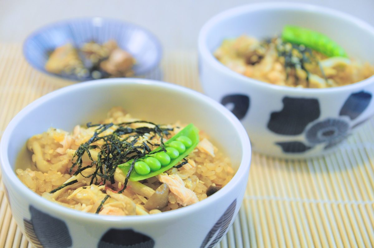 鮭魚雜菇炊飯﹣淺談「買米」及「選米」