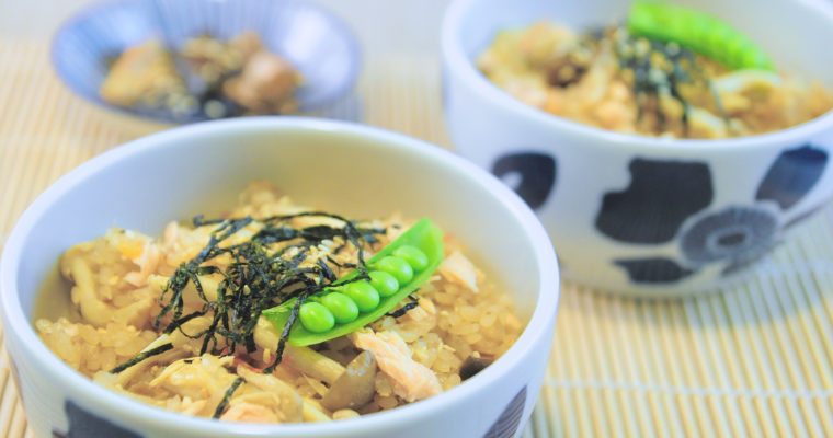 鮭魚雜菇炊飯﹣淺談「買米」及「選米」